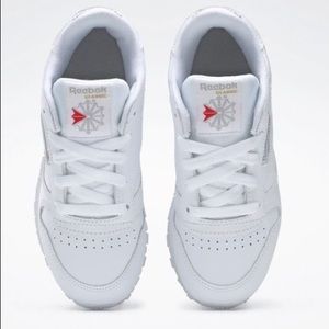 Size 12 White, Low Top Reebok Classics